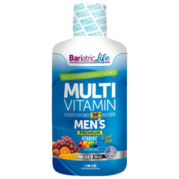 Bariatric Multivitamin Design for Post Bariatric Surgery Mens Patients, Sugar Free, 100+ Vitamins, Minerals & Amino Acids, Supports Muscle, Heart Bariatric Life Max Au supplements