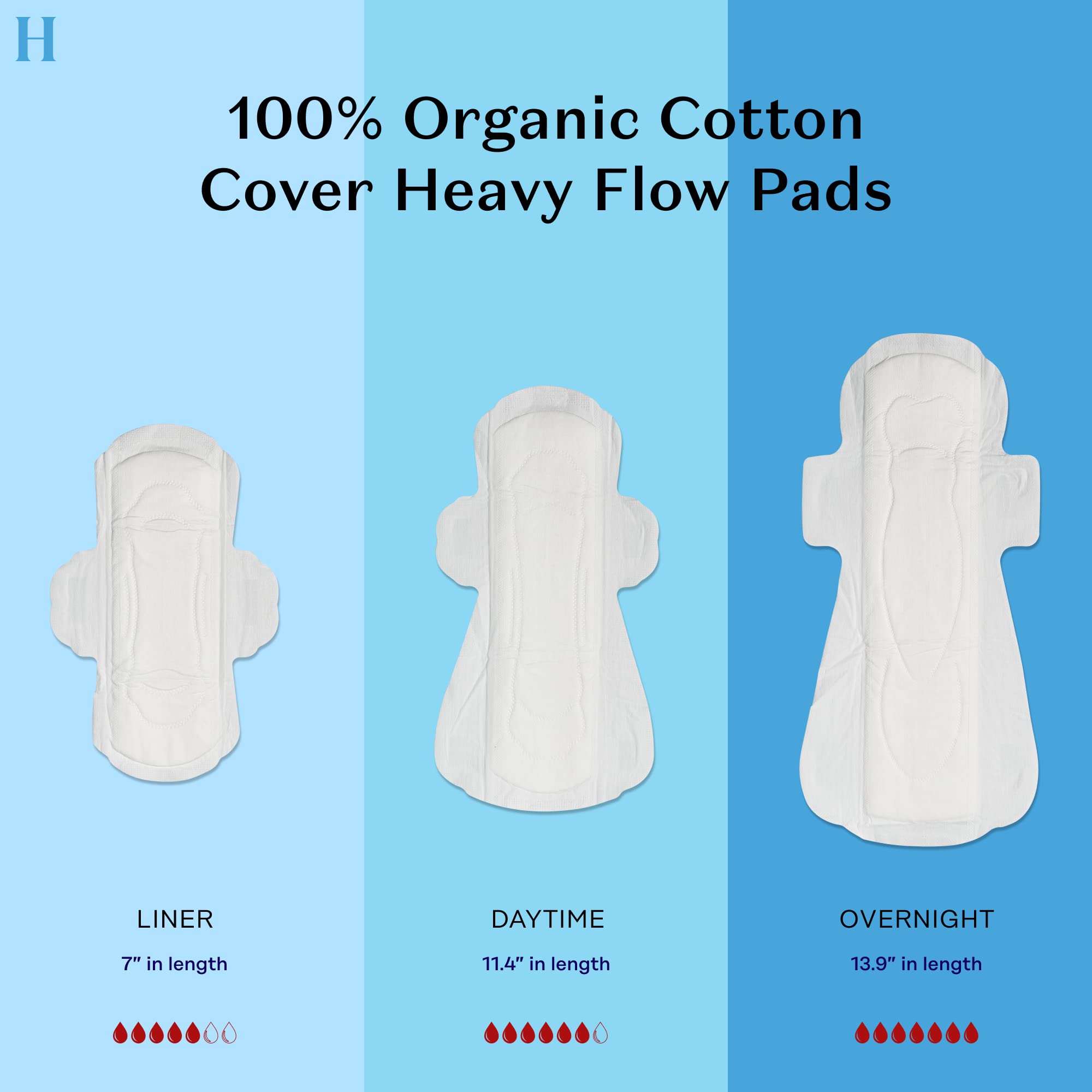 The Honey Pot Company - Herbal Overnight Heavy Flow Pads w/Wings - Organic Pads for Women The Honey Pot Company Au supplements