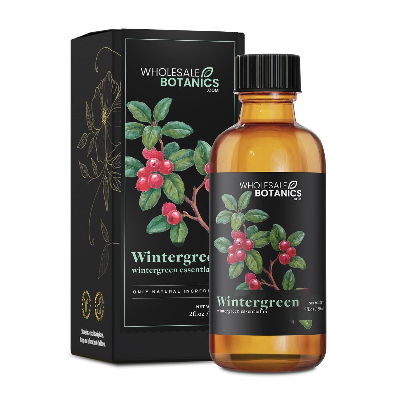 Wintergreen Essential Oil by Wholesale Botanics | Premium Grade 100% Undiluted Essential Oil Wholesale Botanics Au supplements