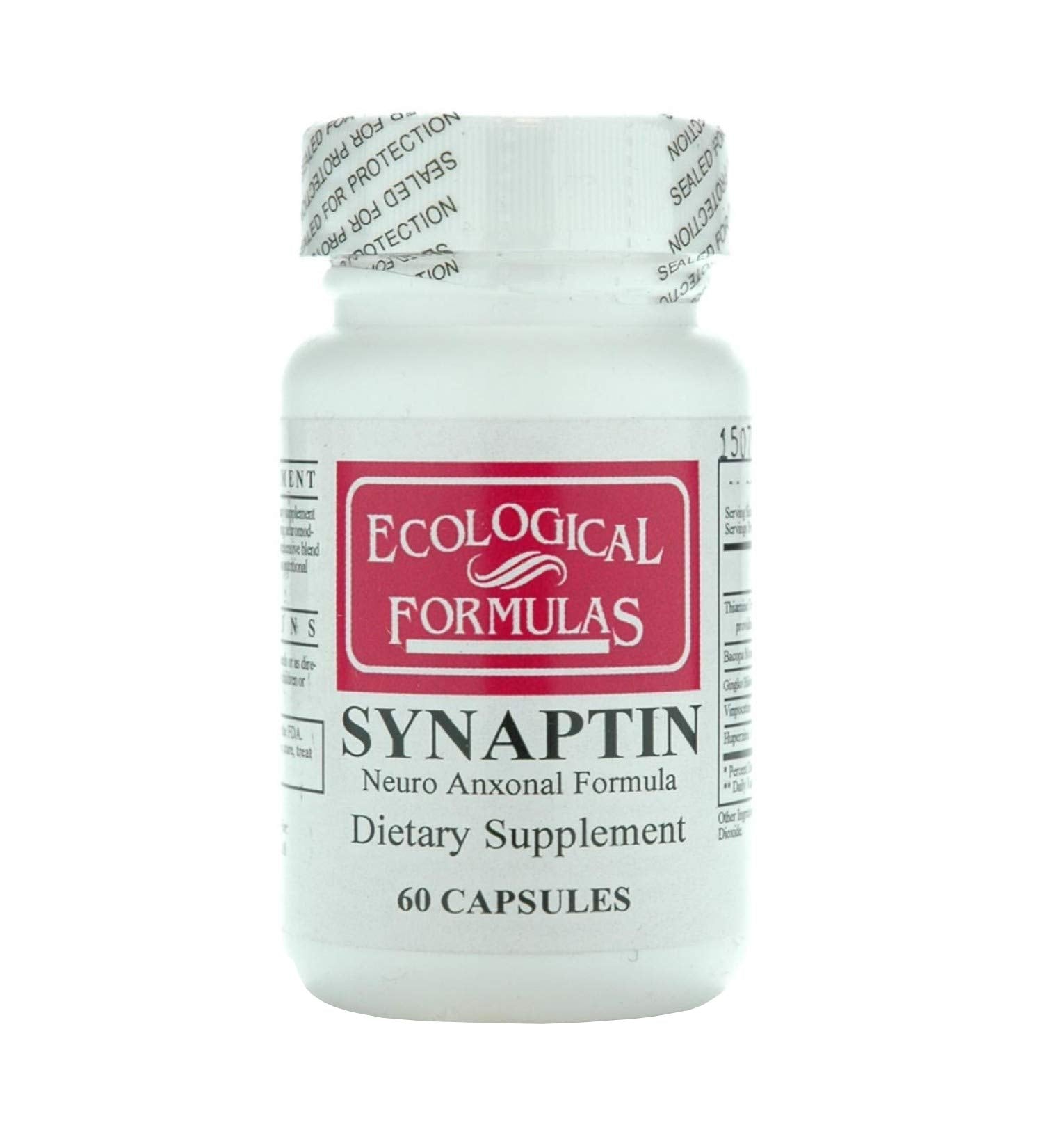 Ecological Formulas Synaptin Neuro Anxonal Formula, White, 60 Count Ecological FormulasAu supplements