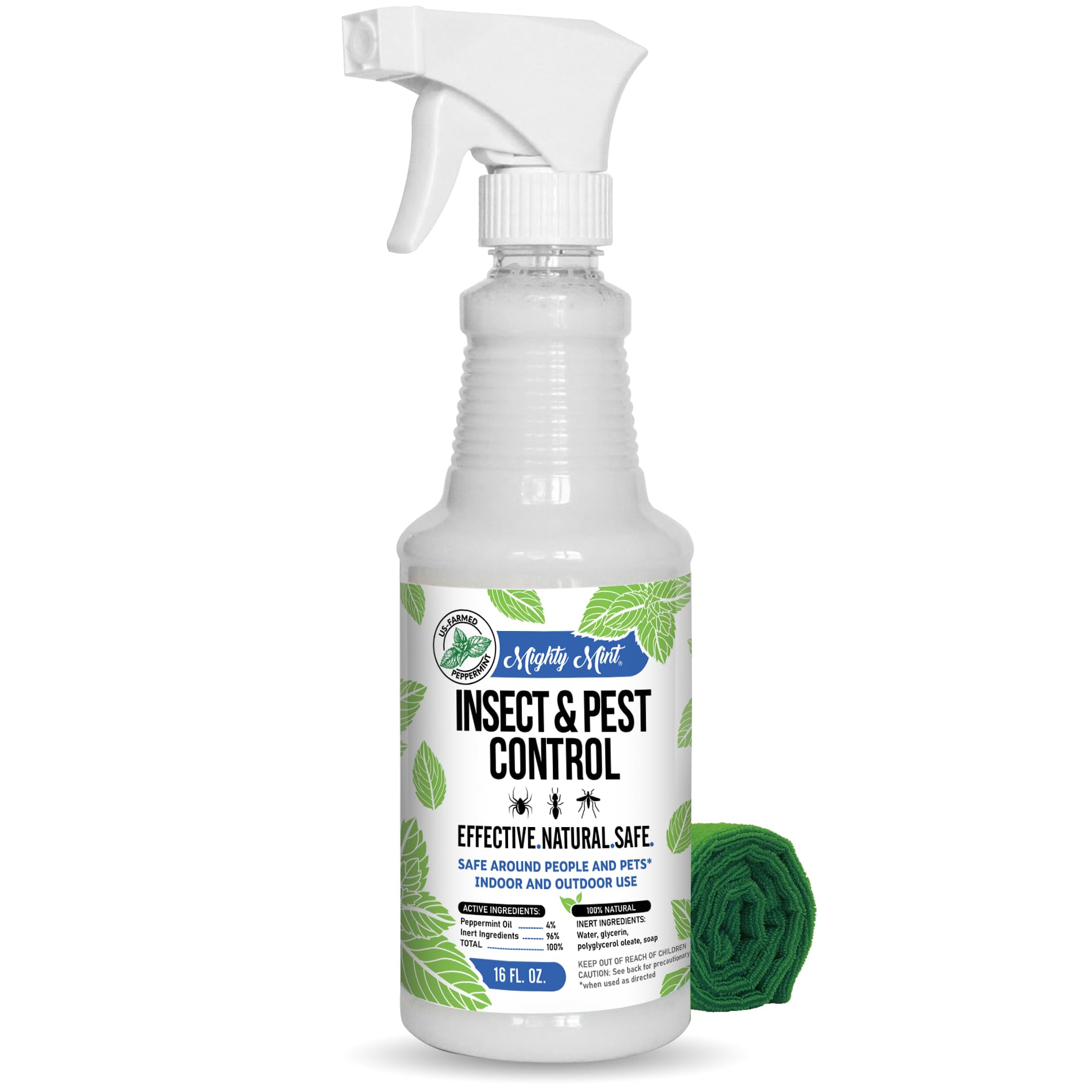 Mighty Mint 16 oz Peppermint Oil Insect & Pest Spray - for Spiders, Ants Mighty Mint Au supplements