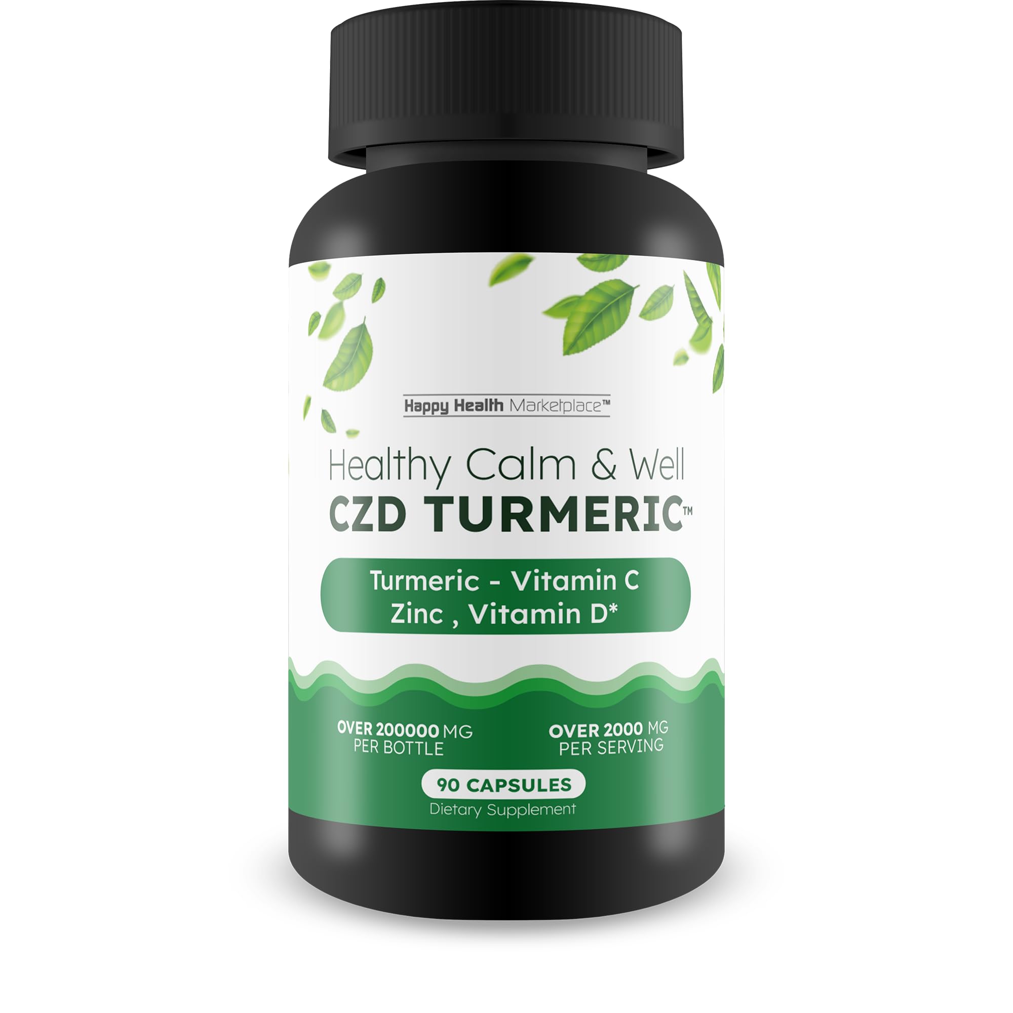 Healthy Calm & Well CDZ Gummies Capsules - Our Best CDZ Supplement Vitamin C D and Zinc - Turmeric Vitamin C D Zinc Magnesium - Our Best Calmwell Cdc Gummies Capsules Zinc Vitamin C Vitamin D Turmeric Happy Health Marketplace Au supplements
