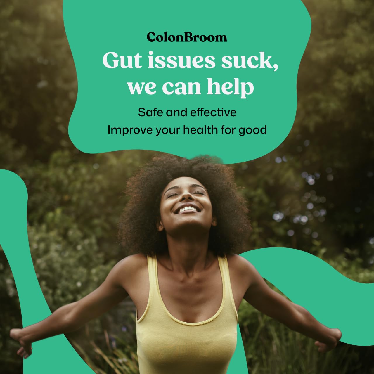 ColonBroom Psyllium Husk Powder - Colon Cleanse for Bloating Relief & Gut Health - Fiber Powder Drink - Easy to Mix - Vegan, Gluten Free, Non-GMO - Strawberry (50 Servings) ColonBroom Au supplements