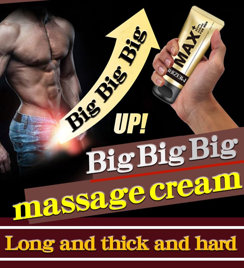 Max+ Extra Large Strength Enlargement Growth Gel for Man – Men's Power Massage Enlarger Cream with Natural Oil for Increase Size, Huge Thickness, Strength and Prolonged Performance (1) MEIZIRUI Au supplements