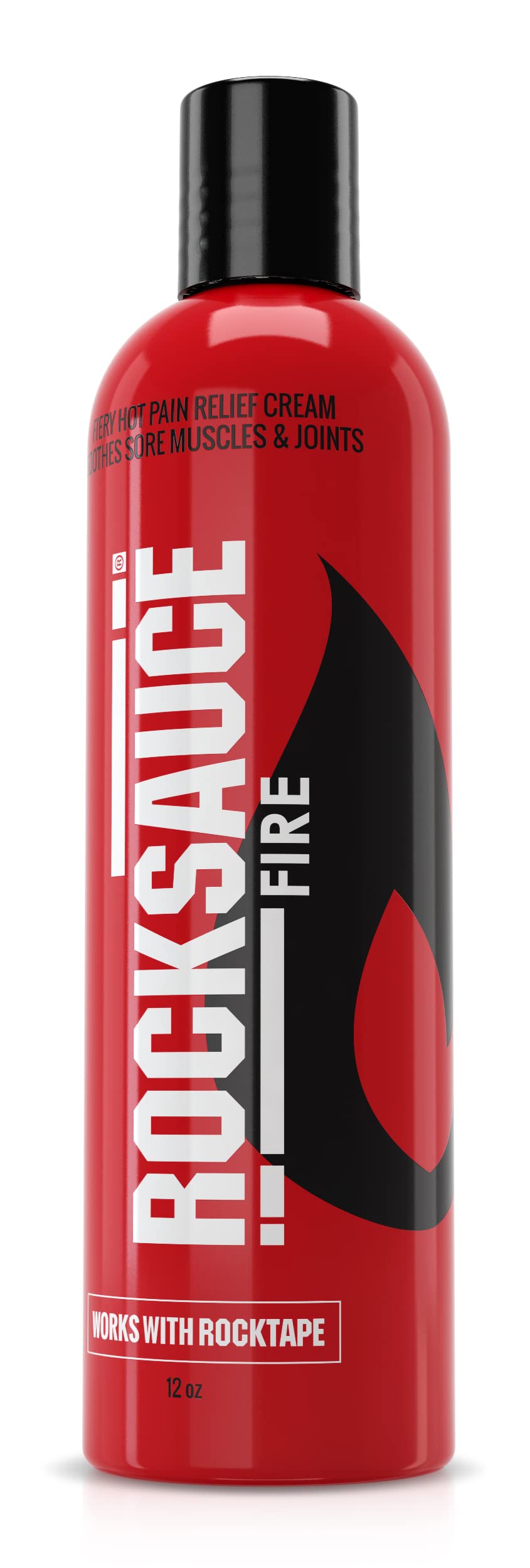RockTape RockSauce Fire Hot Muscle Relief Cream with Capsaicin, 12 Ounce Bottle RockTape Au supplements