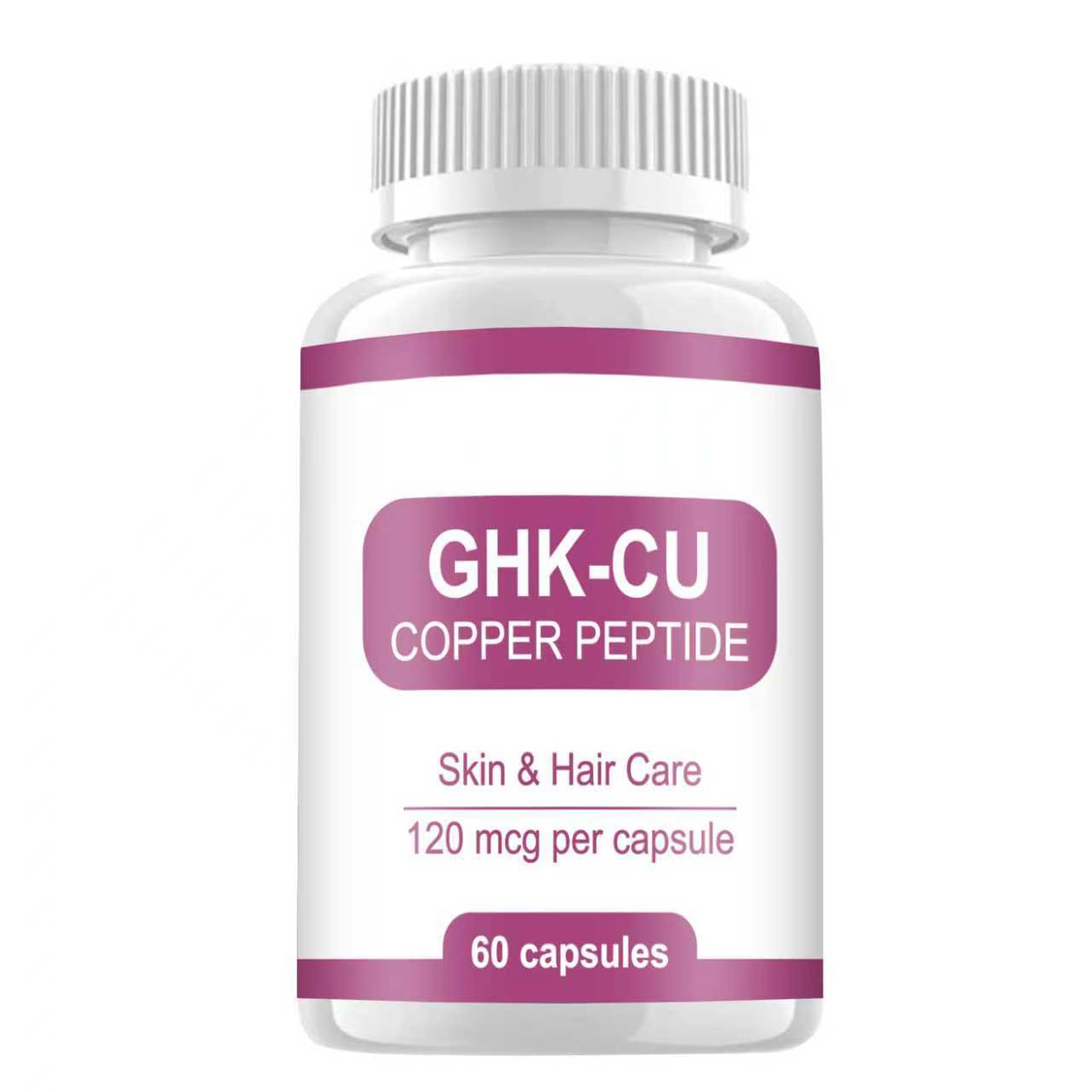 DAYEAH GHK-Cu Copper Peptide Supplement, 120mcg Vegan High Potency Promotes Skin Repair, Radiant Skin Elasticity, Anti-Aging & Hair Growth Support-60ct DAYEAH Au supplements