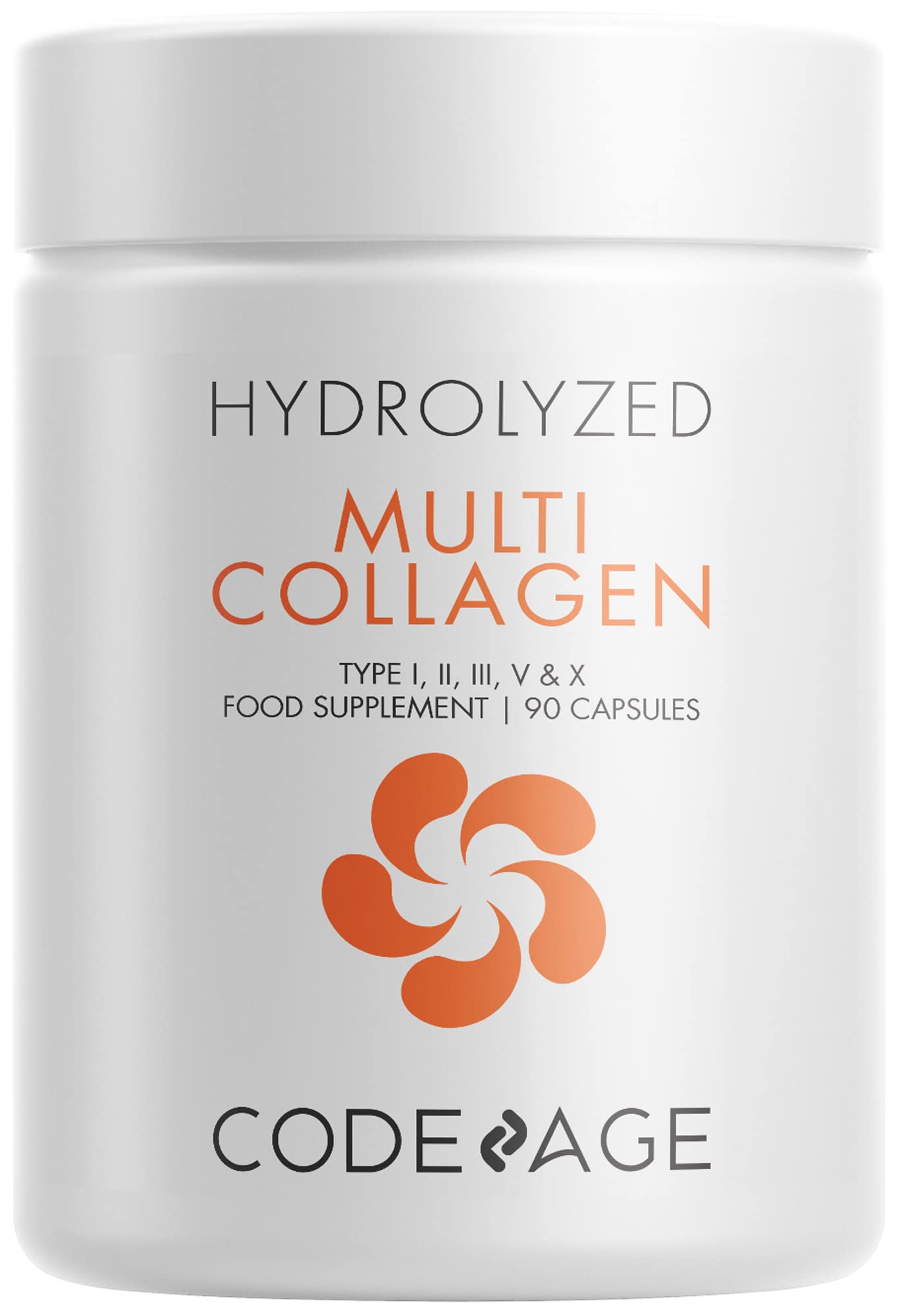 Codeage Multi Collagen Protein Capsules, Type I, II, III, V, X, Grass Fed & Hydrolyzed Collagen Pills Supplement Codeage Au supplements