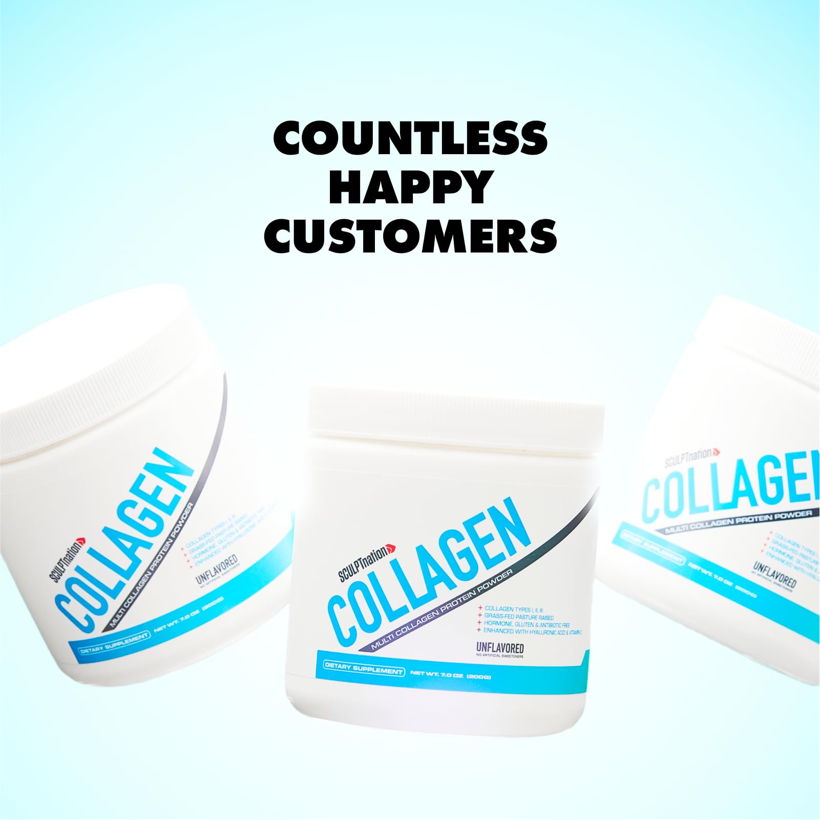 Sculpt Nation by V Shred Collagen Peptides Powder - Types I, II, and III Collagen Plus Sculpt Nation Au supplements