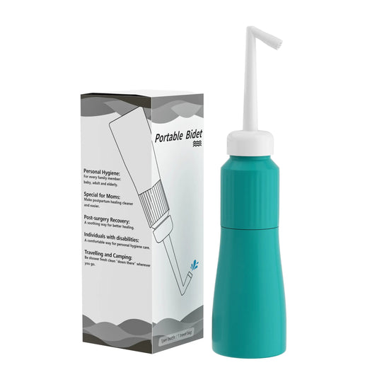 Portable 11.8 Oz Bidet, Feminine Care Irrigator, Retractable Nozzle Travel Bidet with 60° Elbow XYJunTechAU supplements
