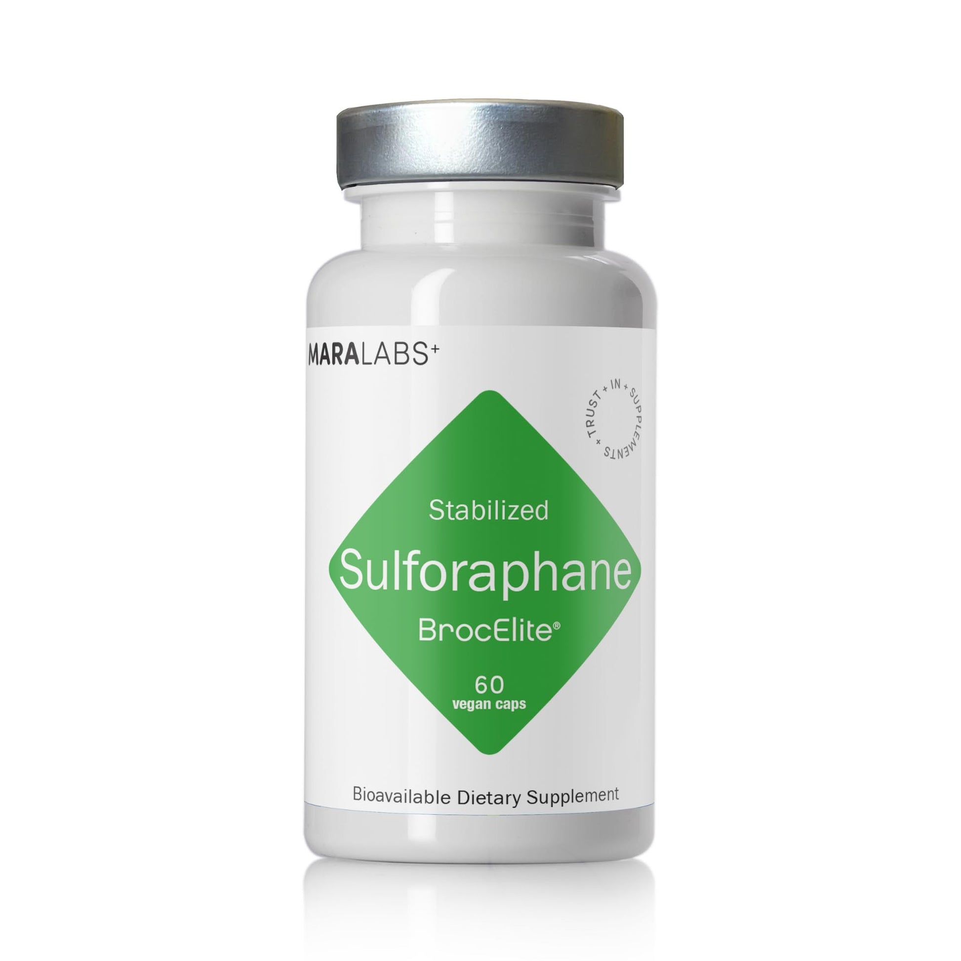 BrocElite Mara Labs Plus | Stabilized Broccoli Sulforaphane Supplement | Glyphosate Residue Free Certified – Third-Party Tested | 60 Vegan Capsules BrocElite Au supplements