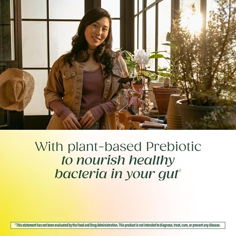 MegaFood Womens Probiotic + Prebiotic - Gluten-Free Prebiotics and Probiotics for Women, Supports Digestive Health & Regularity, Vaginal Probiotics for Healthy pH Levels, Vegetarian - 30 Capsules MegaFood Au supplements