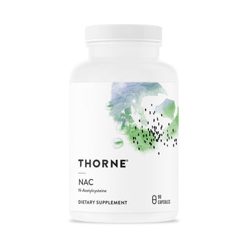 THORNE - NAC - N-Acetylcysteine - 500mg - Supports Respiratory Health & Immune Function - Promotes Liver & Kidney Detox* - Gluten, Dairy & Soy-Free - 90 Servings THORNE Au supplements