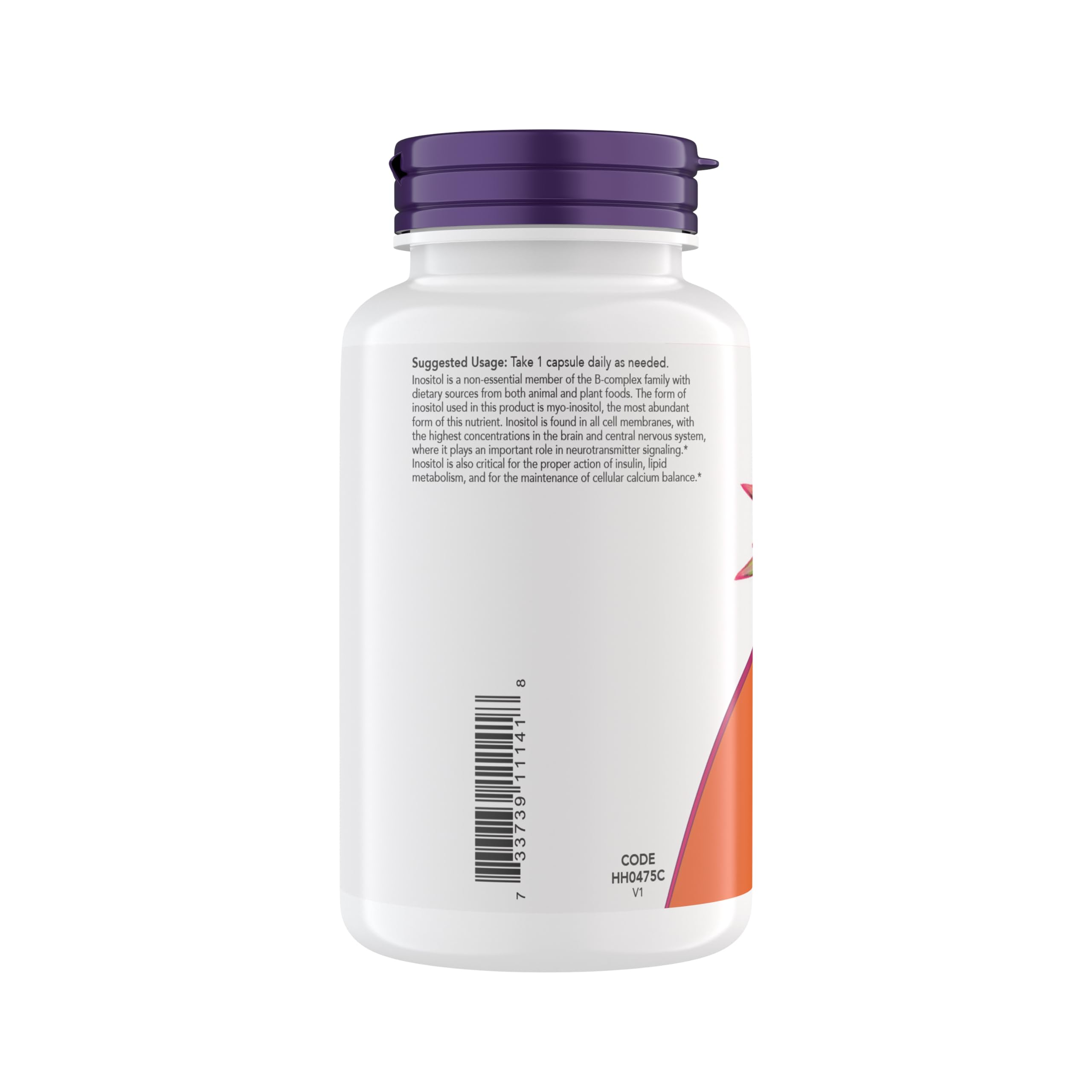 Now Foods Inositol 500 mg, Superior Myo Inositol Form, for Healthy Membrane Function Now Foods Au supplements