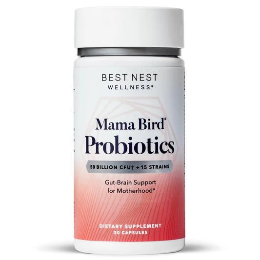 Best Nest Wellness Mama Bird Probiotics for Prenatal, Postnatal, Fertility, Women Digestive Best Nest WellnessAU supplements