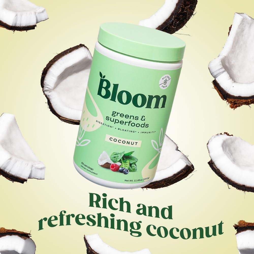 Bloom Nutrition Greens and Superfoods Powder for Digestive Health, Greens Powder Bloom Nutrition Au supplements