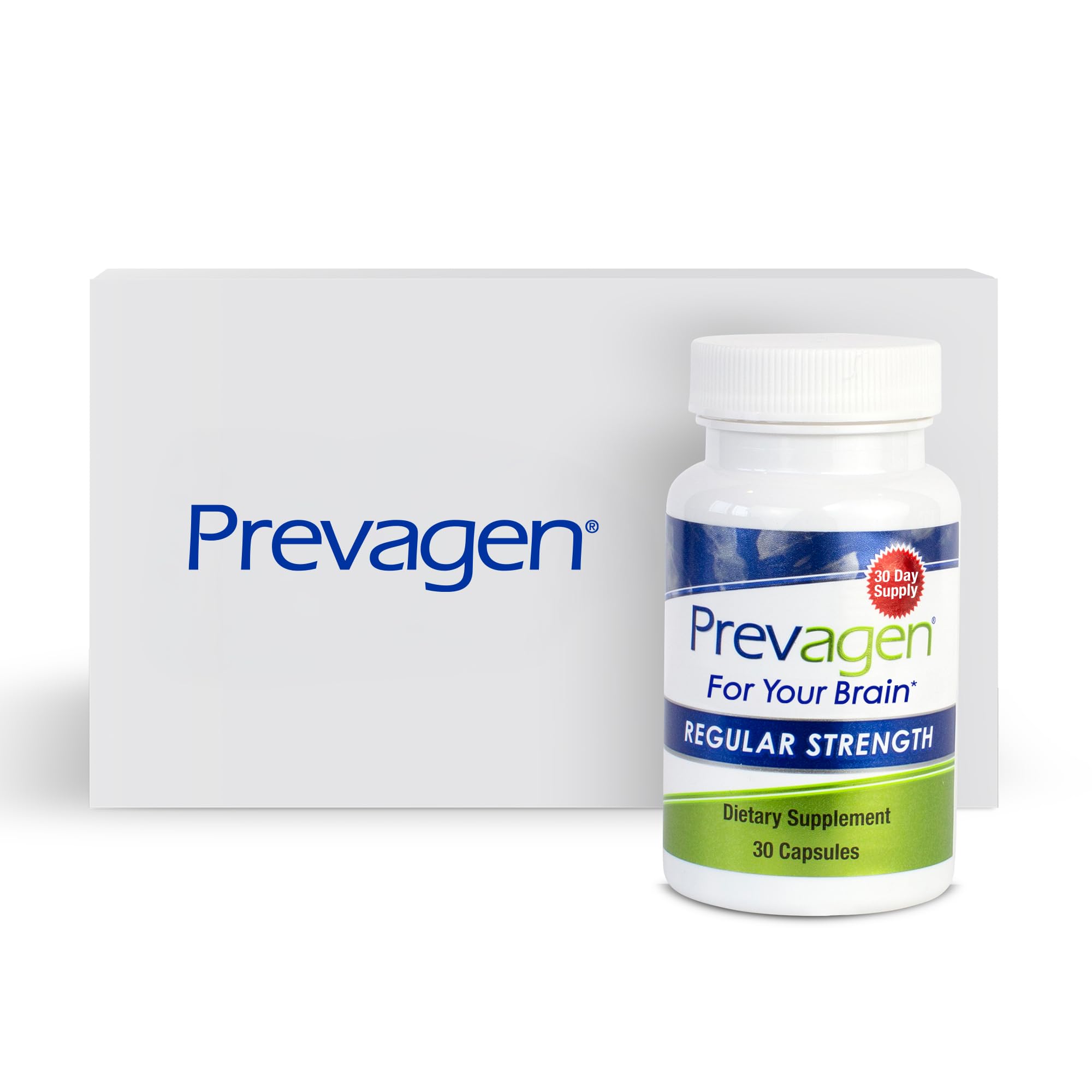 Prevagen Regular Strength - 30 Capsules (1 Month Supply) | Formulated for Your Brain | 10mg of Apoaequorin Plus Vitamin D3 Prevagen Au supplements