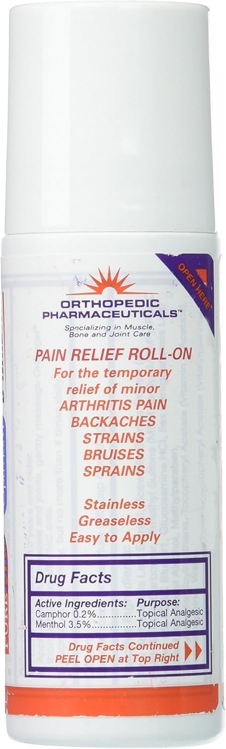 Orthogel Advanced Pain Relief Gel Roll On, 3 oz. Orthogel Au supplements