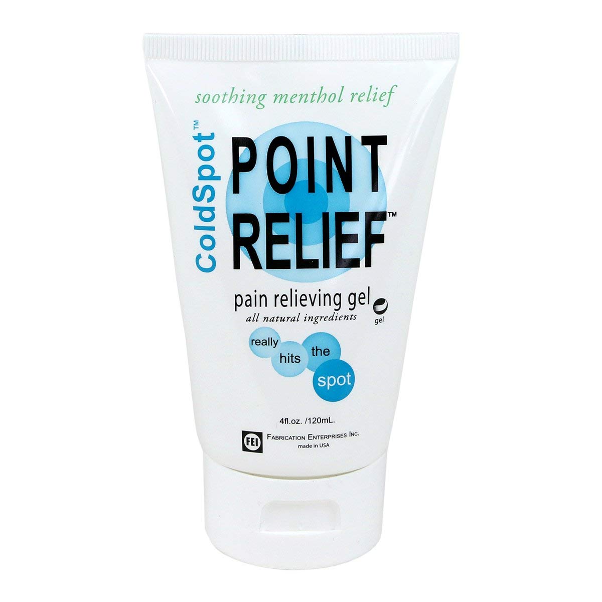 Point Relief ColdSpot Topical Pain Relief, 12% - 0.06% Strength Capsaicin/Menthol Topical Gel 4 oz, 11-0730-1 - Sold by: Pack of One Point Relief ColdSpot Au supplements