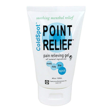 Point Relief ColdSpot Topical Pain Relief, 12% - 0.06% Strength Capsaicin/Menthol Topical Gel 4 oz, 11-0730-1 - Sold by: Pack of One Point Relief ColdSpot Au supplements