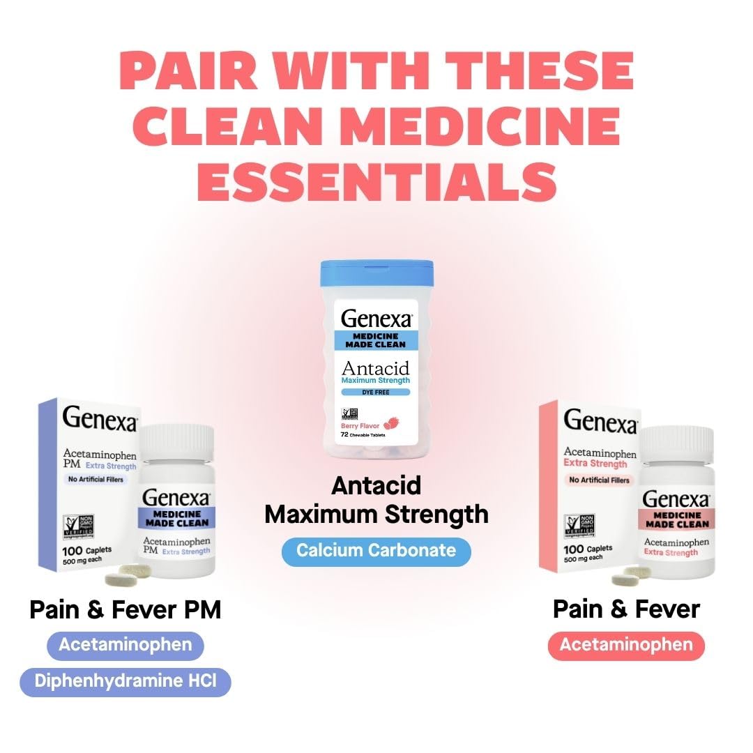 Genexa Arnica Tablets for Pain Relief Formula | Alleviate Muscle & Joint Pain, Soreness, & Stiffness | Delicious Organic Grape Flavor | Homeopathic Remedy Made Clean | 300 Chewable Tablets (3 Pack) Genexa Au supplements