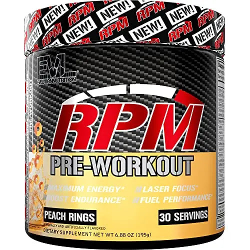 Pre Workout Powder for Energy and Focus - EVL RPM Energy Pre Workout Energy Drink EvlutionAU supplements