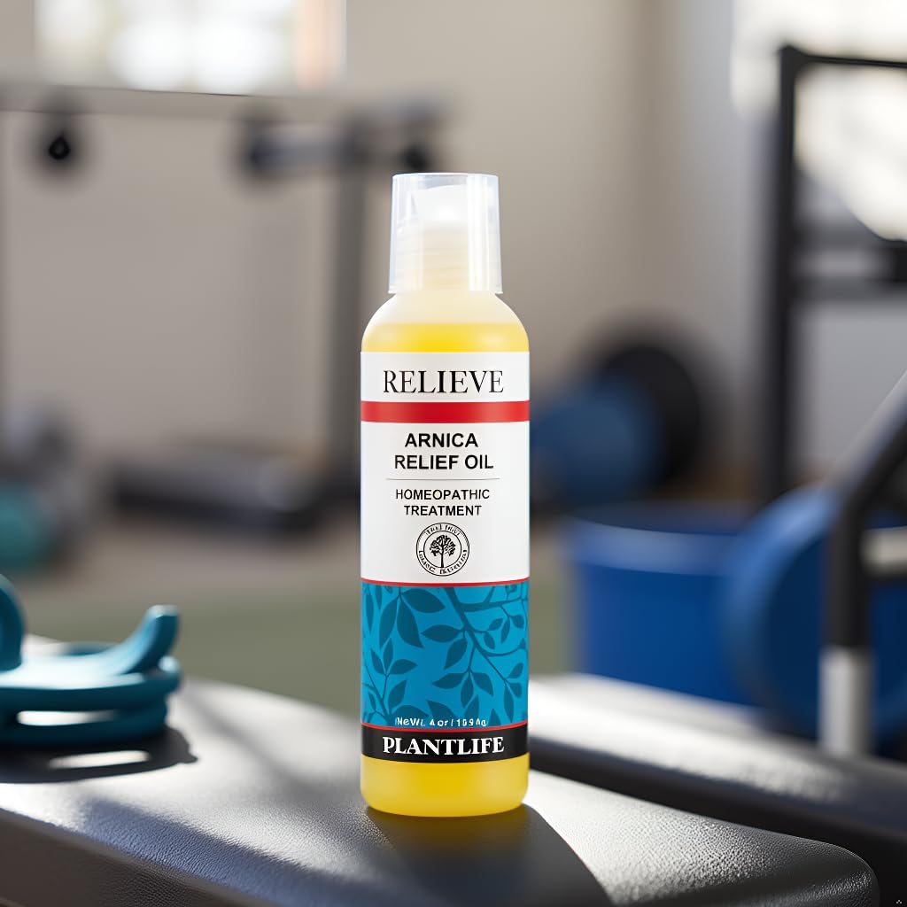 Plantlife Arnica Relieve Oil and Balm Bundle - Relieve Products are a Homeopathic Solution for Everyday Use - Works Quickly and Effectively - Made in California Plantlife Au supplements