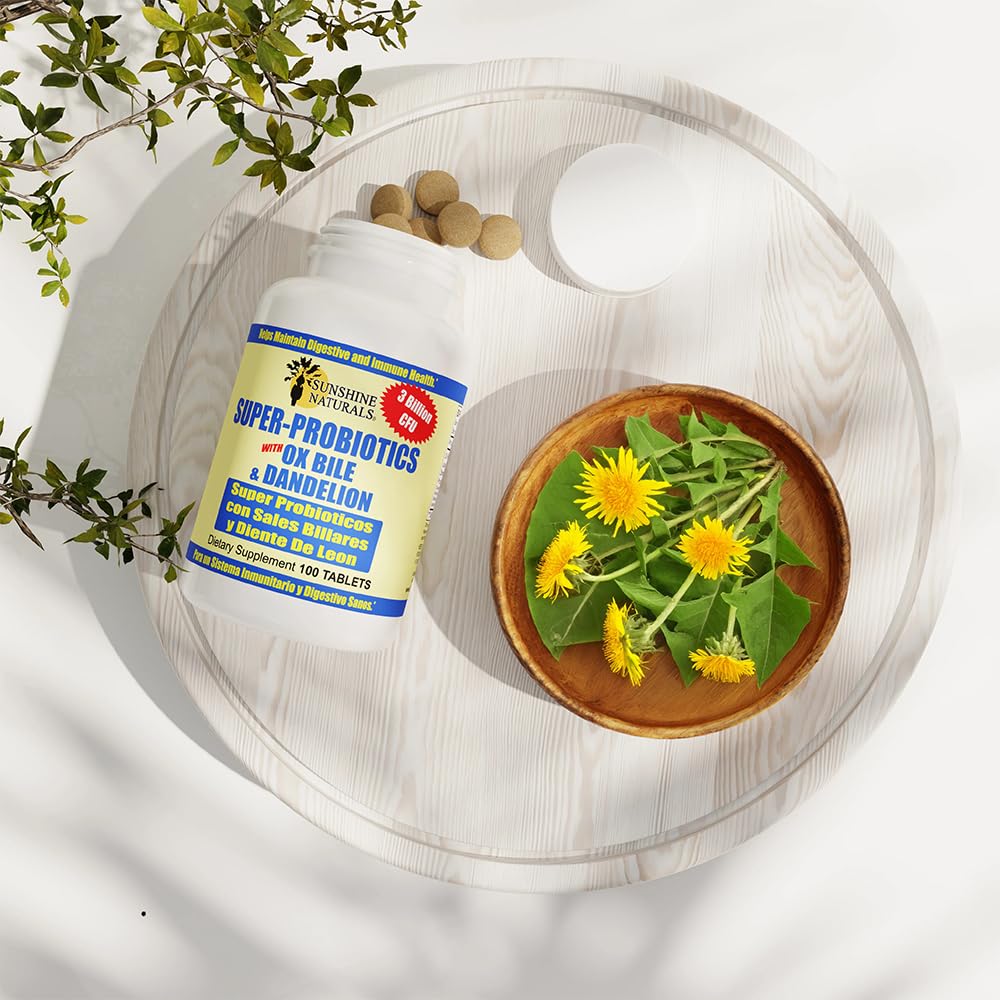 Sunshine Naturals Super Probiotics Supplement. Improves Digestion, Gut Health, Immune System Support, and Healthy Bowel Function. Promotes Healthy Flora. 100 Capsules. Sunshine Naturals Au supplements