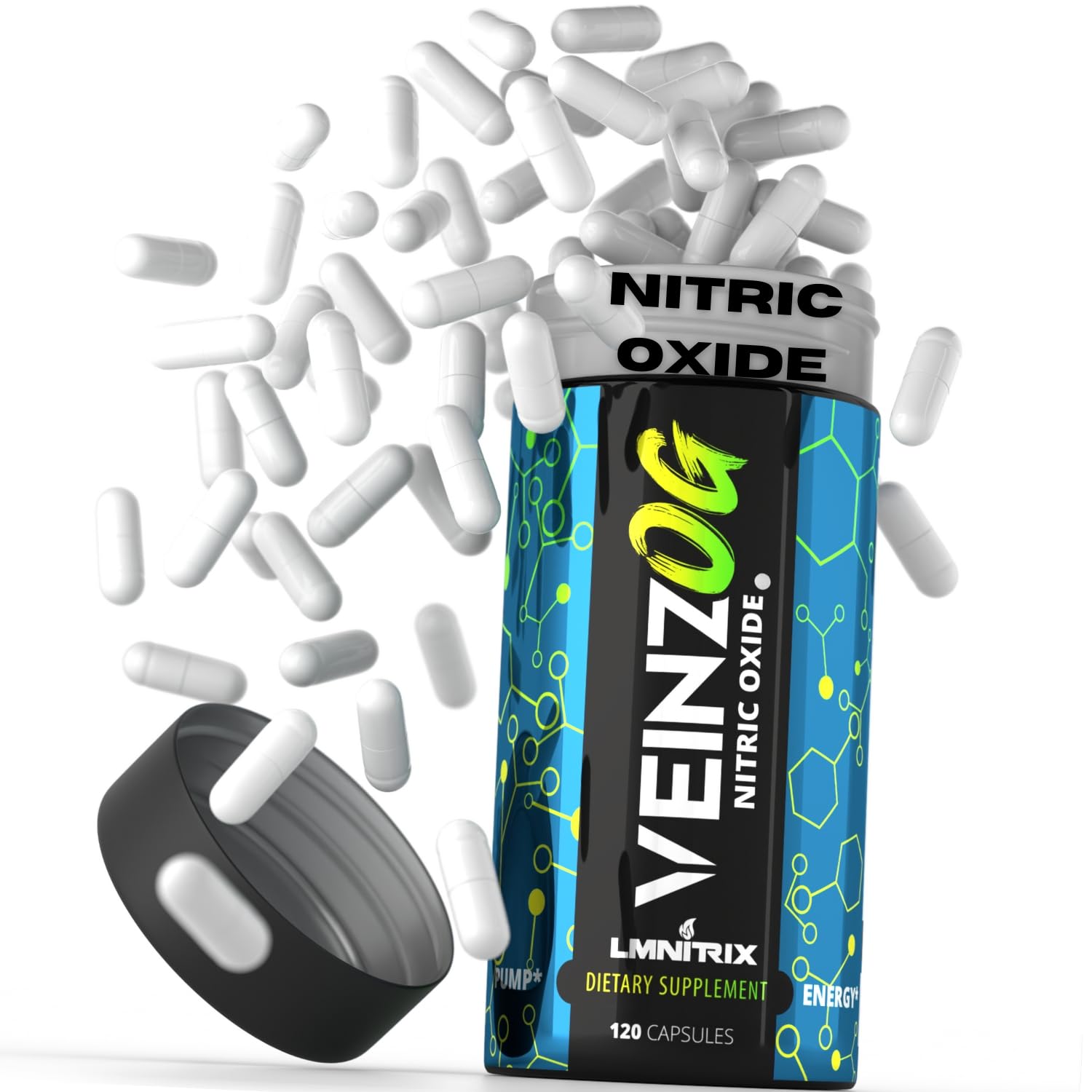 LMNITRIX VEINZ OG Nitric Oxide Booster Pills with Yohimbe Pump Supplement N.O. Mens LMNITRIX Au supplements