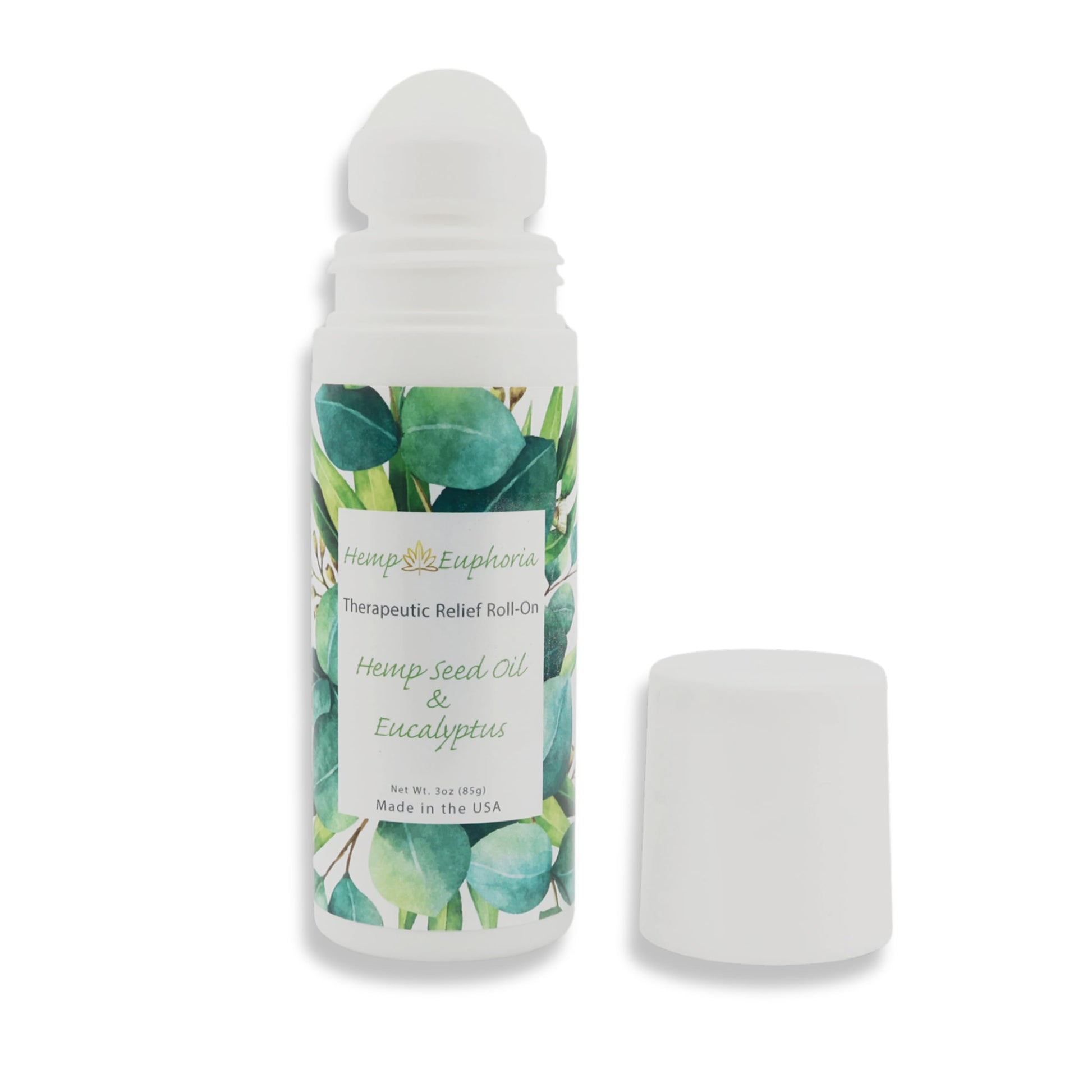 Hemp Seed Oil and Eucalyptus Joint & Muscle Discomfort Relief Roll-On Gel | USDA Certified Organic Hemp Seed Oil, Helps Relieve Sore or Tight Muscles Hemp Euphoria Au supplements