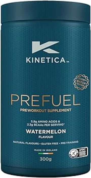 Kinetica PreFuel, Pre Workout, 5.9g Amino Acids & 2.3g BCAA's per Serving, 30 Servings Kinetica Au supplements