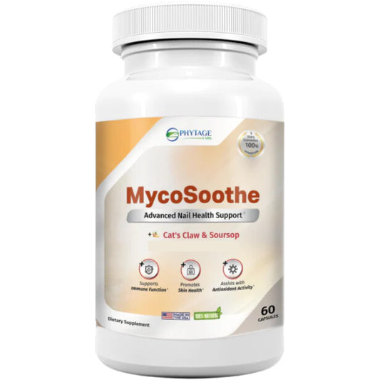 Phytage Labs MycoSoothe Advanced Hair, Skin, Nail & Immunity Support Formula - 60 Capsules Phytage LabsAu supplements