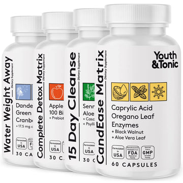 Youth & Tonic Complete Body Detox for Cleanse, Normal Acidity Gut Level and Water Youth & Tonic Au supplements