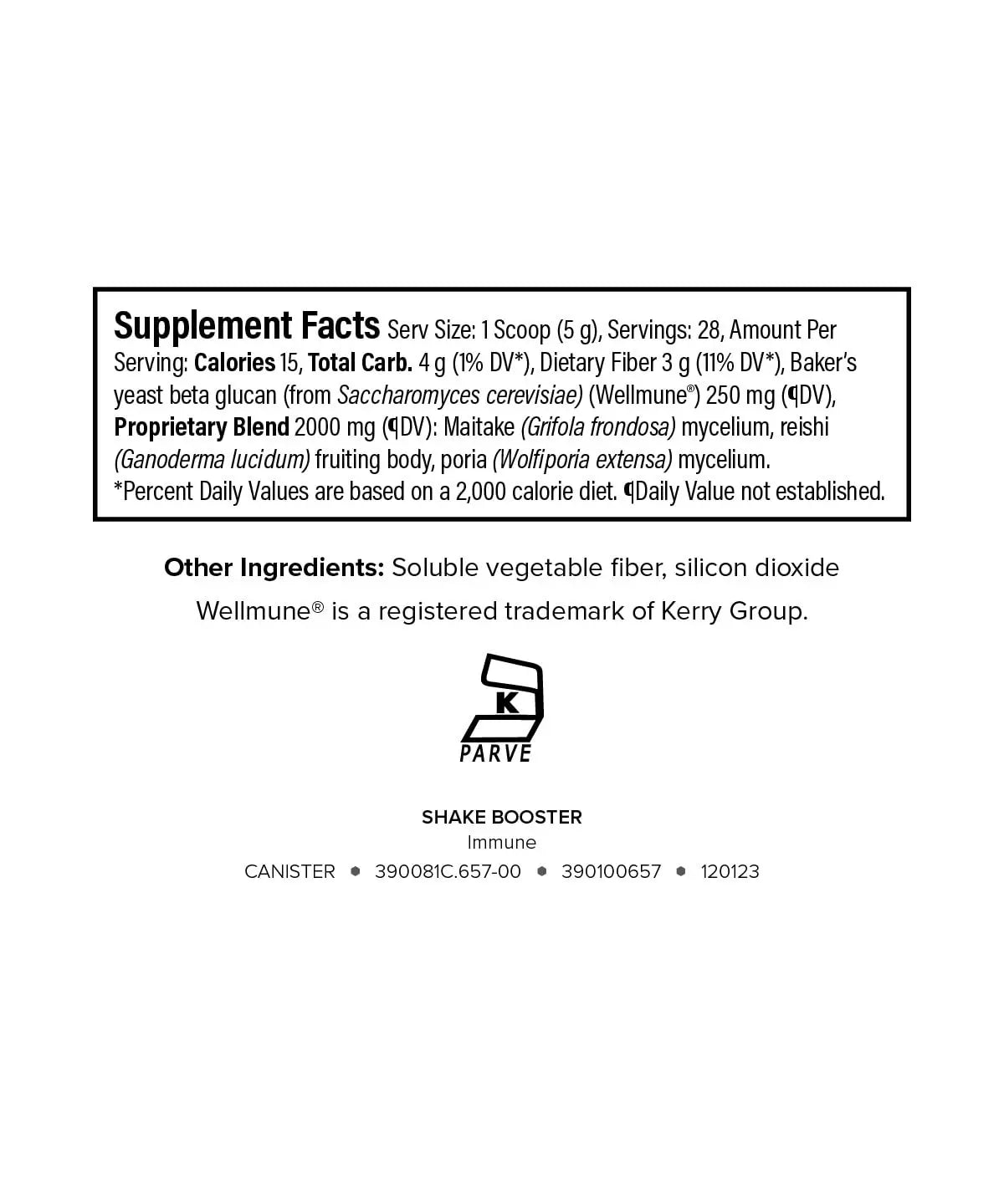Isagenix Immune Shake Booster - Supports Healthy Immune Function with Wellmune® Beta-Glucans & Mushroom Blend - Unflavored Powder for Easy Mixing - Good Source of Fiber - No Artificial Ingredients Isagenix Au supplements