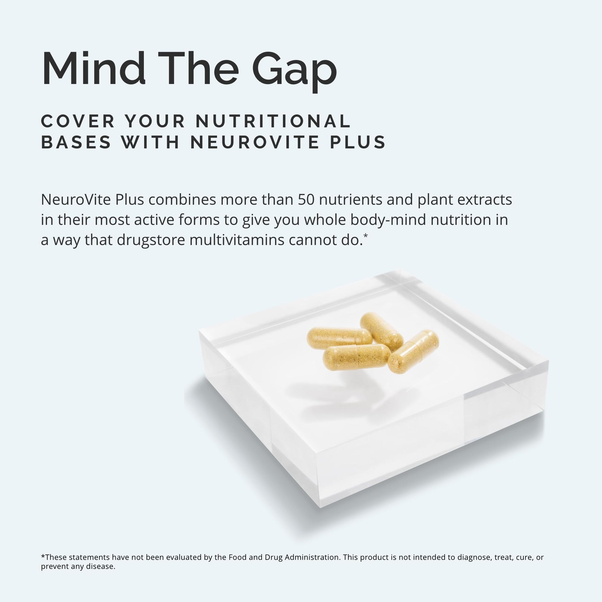 BRAINMD Dr Amen NeuroVite Plus - 120 Capsules - Multivitamin & Mineral Supplement, Enhanced with Phytonutrients, Enzymes & Whole Foods - Gluten Free - 30 Servings BRAINMD Au supplements