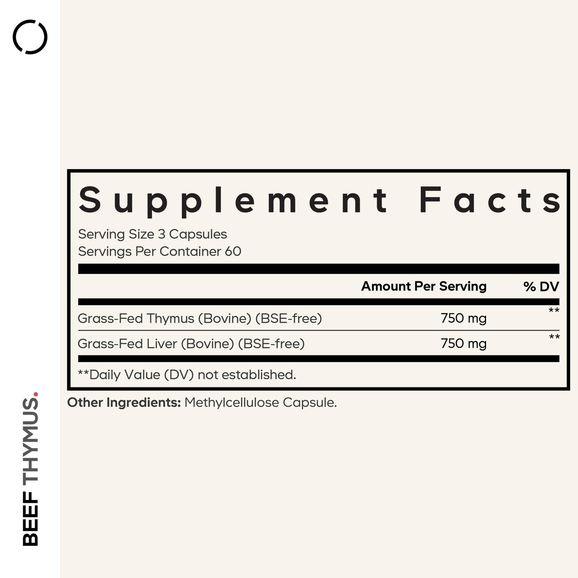 Codeage Grass Fed Beef Thymus Supplement Superfood, Freeze Dried, Non-Defatted, Desiccated Thymus & Liver Pills, Glandulars Meat, Pasture Raised Beef Vitamins, Non-GMO, 180 Capsules Codeage Au supplements