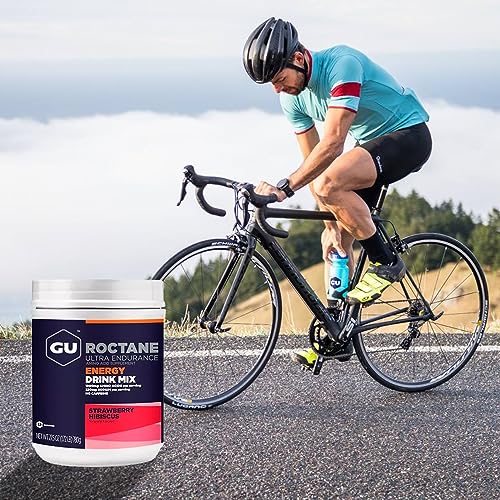 Gu Energy Roctane Ultra Endurance Energy Drink Mix, Strawberry Hibiscus GU Energy Au supplements