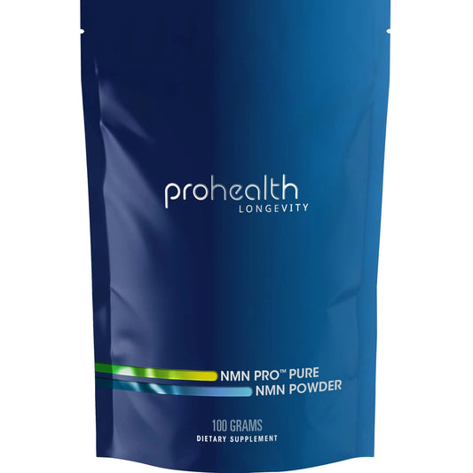 ProHealth NMN Pro Powder (100 Grams) Clinically Studied Uthever® NMN. NAD+ Precursor for Cellular Energy, Mitochondrial Support & Healthy Aging. USA Manufactured, Triple Lab-Tested ProHealthAU supplements