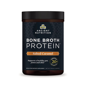 Ancient Nutrition Bone Broth Protein Powder, Salted Caramel, 19g Protein per Serving Ancient Nutrition Au supplements