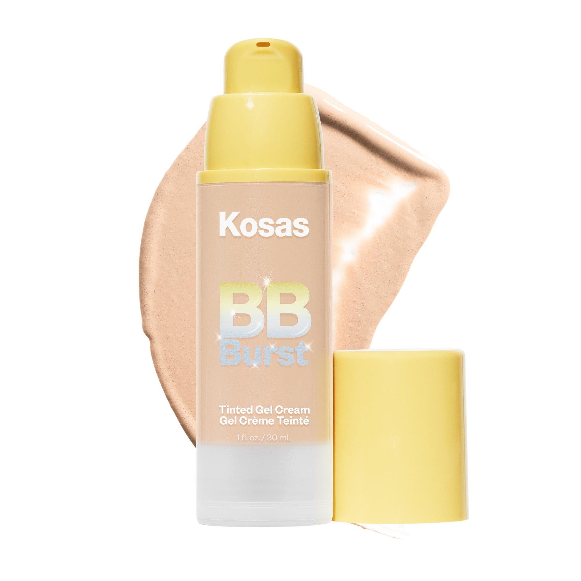 Kosas BB Burst Tinted Face Gel Cream - Supports Healthy Collagen, Smoothes Skin, Hydrates & Moisturizes - Lightweight Buildable Coverage - Light+ Cool 15, (1 Oz/30 ML) Kosas Au supplements