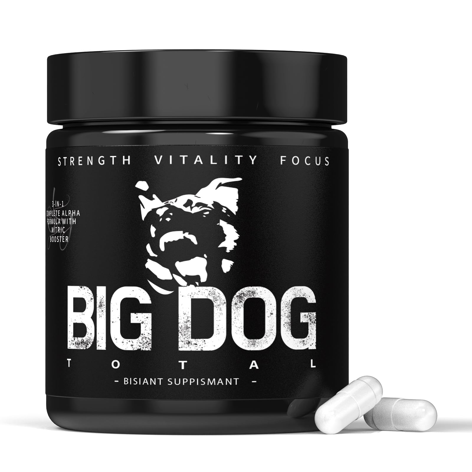Big Dog Total Male 3-in-1 Total Alpha Blend Men’s Must-Have, Non-GMO - Natural Energy & Endurance Support, 60 Count (Big Dog Total - 1Pcs) FMRFMR Au supplements