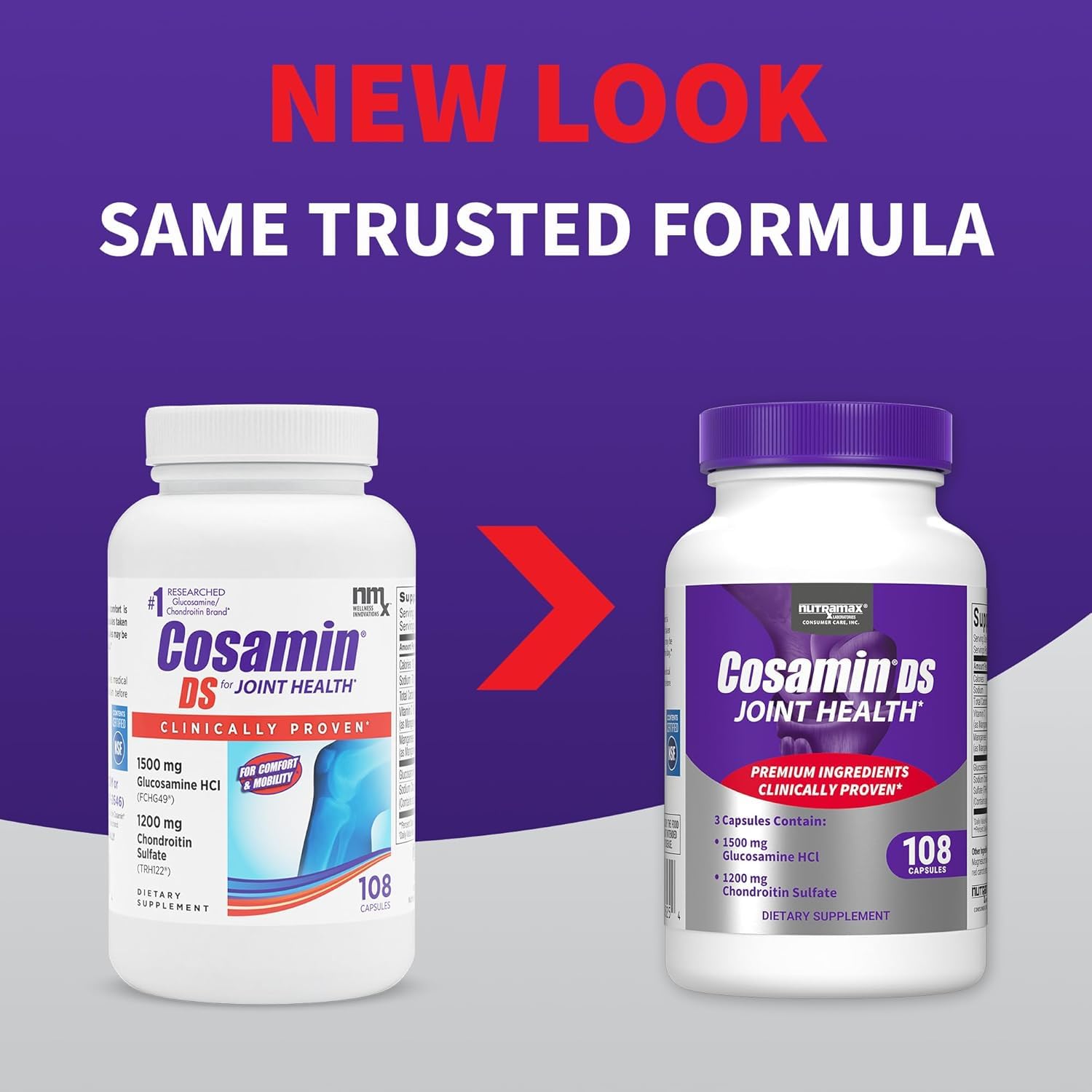 Cosamin DS for Joint Health Comfort & Mobility, 2 Count Cosamin DS Au supplements