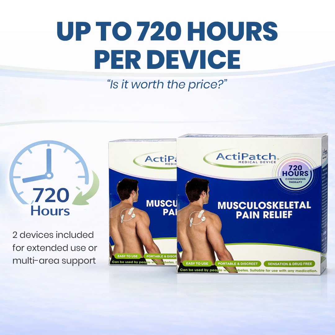 Mint Bucket ActiPatch Wearable Pain-Relief Device, 2-Pack Bundle – Pulsed Shortwave Therapy Loop for Back, Knee, Hip & Joint Discomfort, Long Lasting Leg Pain Relief Product Mint Bucket Brands Au supplements