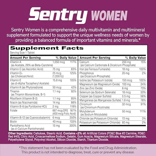 21st Century Sentry Women Multivitamin Tablets, 120 Count 21st Century Au supplements