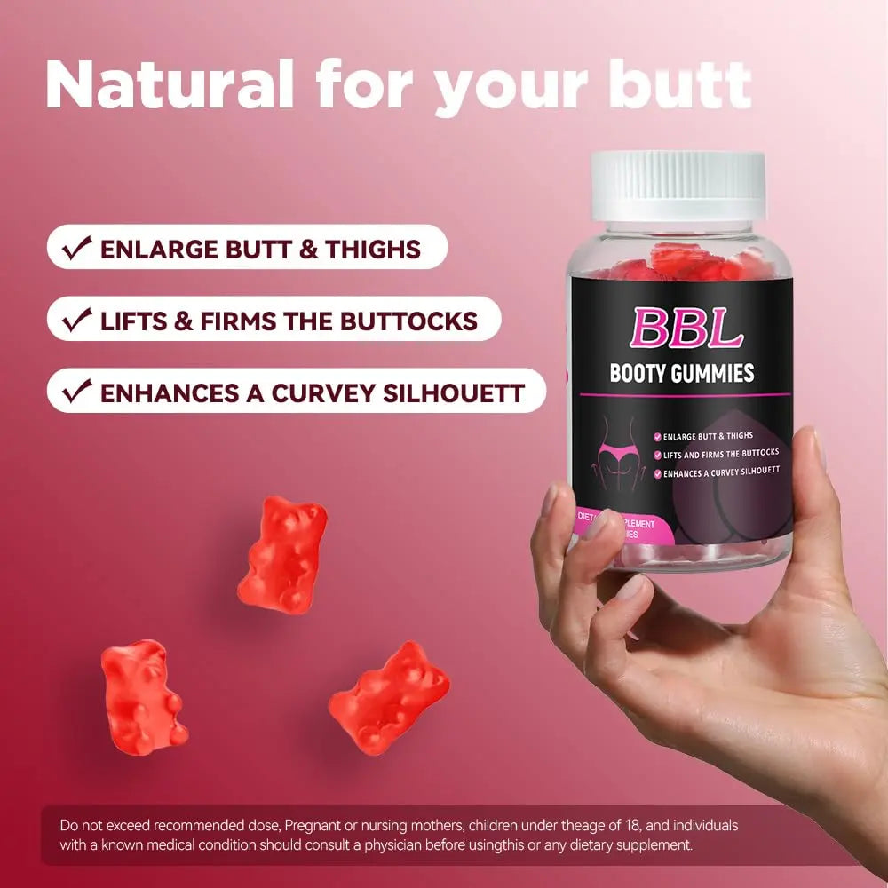 Aromlife BBL Gummies for Women, Pack of 3, Bear Shape Booty Gummies with Herbal Ingredients, BBL Vitamin Gummy with Fenugreek, Asian Ginseng, Motherwort, Saw Palmetto, Anise Seed & Vitamin C Aromlife Au supplements