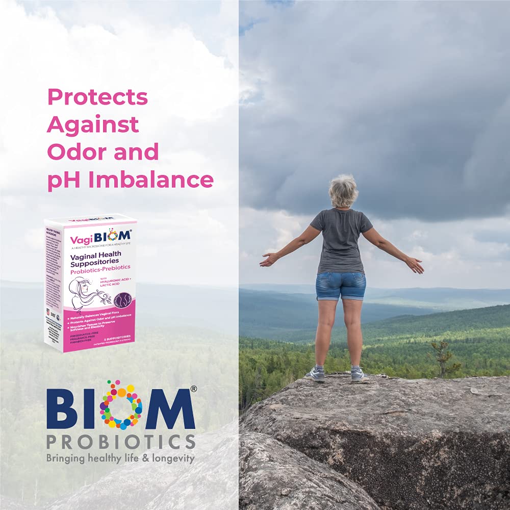 VagiBiom Lactobacillus Suppository: Microbiome Flora balance and Odor Control Regimen VagiBiom Au supplements