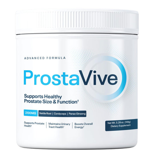 ProstaVive Advanced Prostate Support Formula - Complete Urinary & Bladder Health Supplement - Helps Promote Strong Flow & Emptying - Natural Powder - Gluten Free, Non-GMO ProstaViveAu supplements