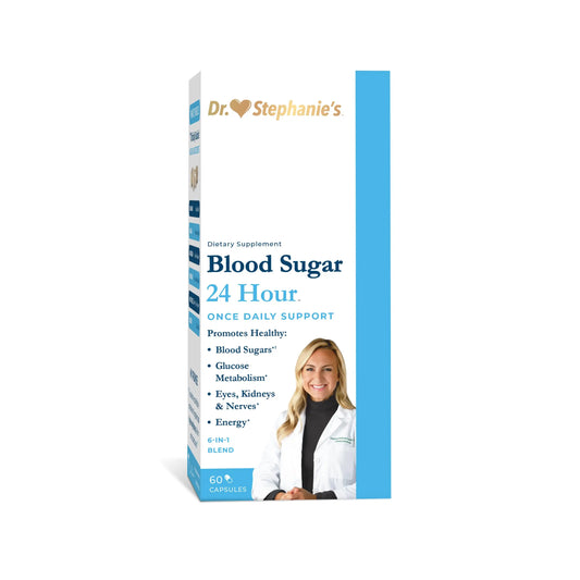 Pharmaganics Blood Sugar 24 Hour - 6 in 1 Formula with Cinnamon, Banaba, Chromium, Milk Thistle, & More - Once Daily Supplement PharmaganicsAU supplements