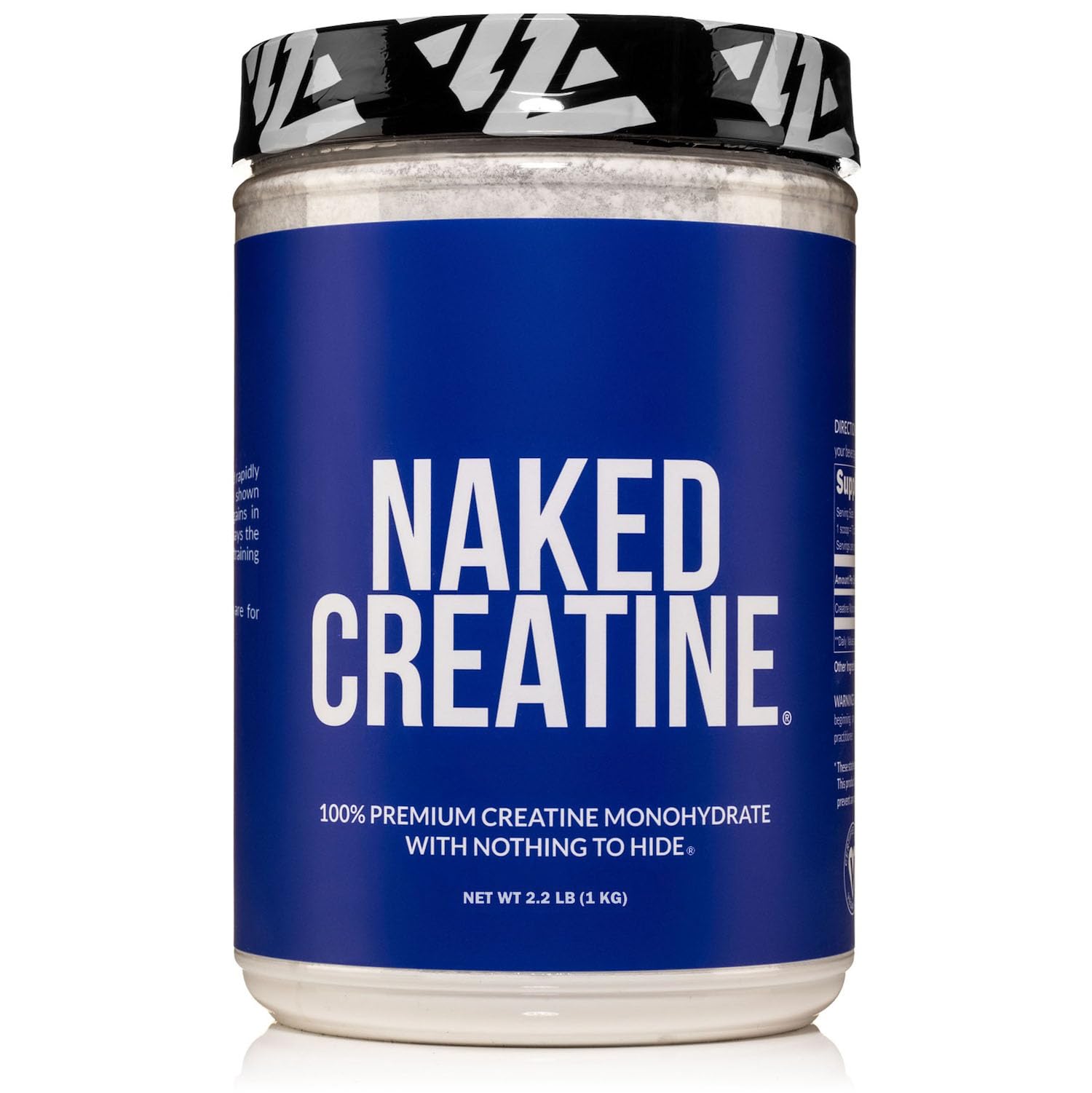 Pure Creatine Monohydrate – 200 Servings - 1,000 Grams, 2.2lb Bulk, Vegan, Non-GMO Naked Nutrition Au supplements