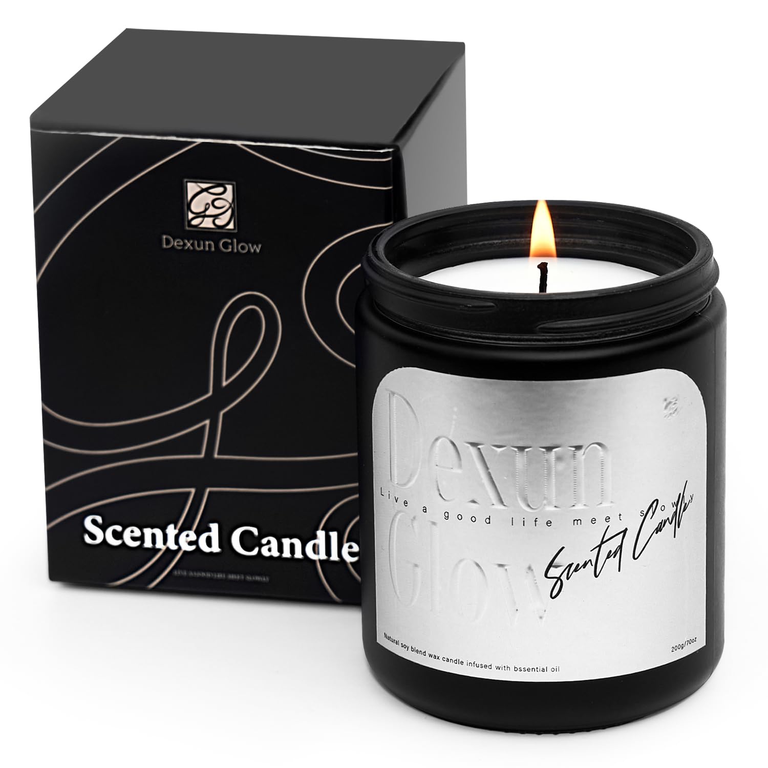 Aromatherapy Candle, Handcrafted with Natural Soy Wax and Essential Oils for Home Scented Appreciation Dexun Glow Au supplements