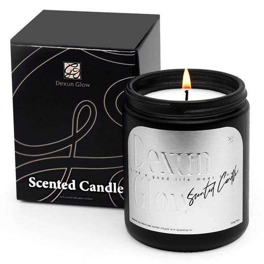 Aromatherapy Candle, Handcrafted with Natural Soy Wax and Essential Oils for Home Scented Appreciation Dexun GlowAU supplements